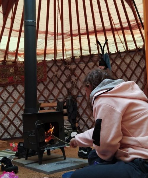 yurt cooking fire 001