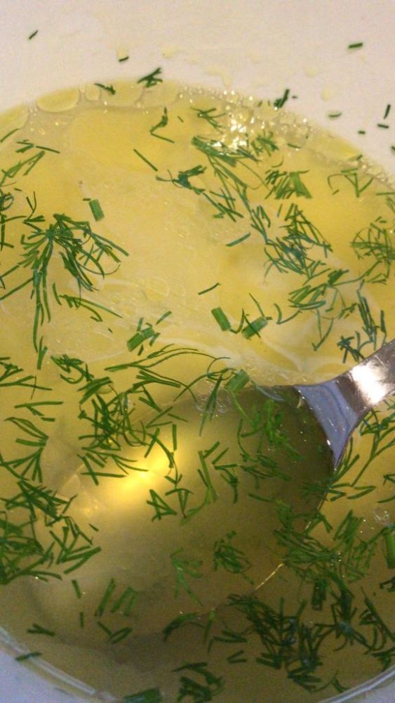 chicken soup dill