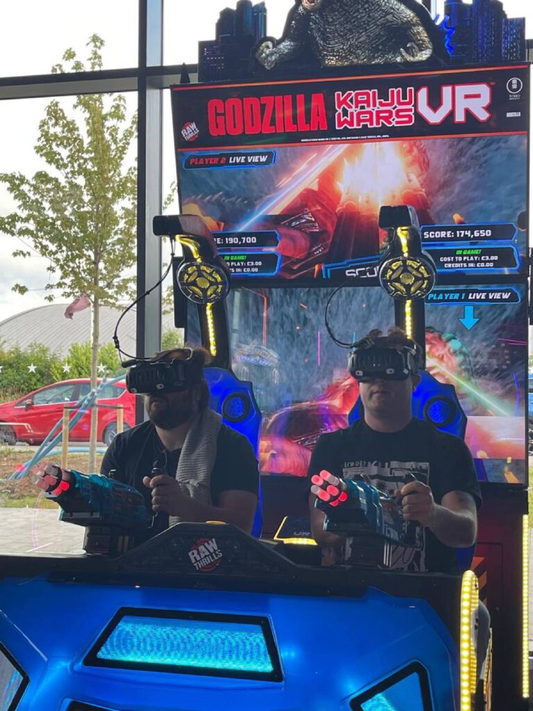 godzilla vr game hollywood bowl arcade colchester