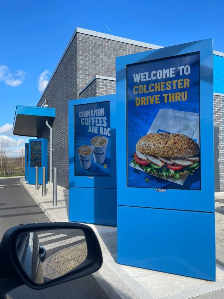 greggs drive thru colchester